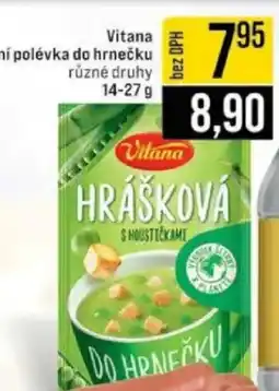 Jip Vitana instantní polévka do hrnečku nabídka