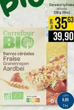 Jip Carrefour Bio Cereální tyčinka jahoda nabídka