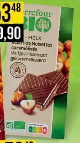 Jip Carrefour Bio Mléčná čokoláda nabídka