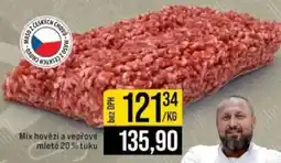 Jip Mix hovězí a vepřove mleté 20% tuku nabídka