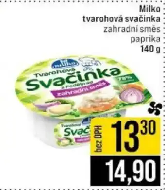 Jip Milko tvarohová svačinka nabídka