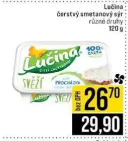 Jip Lučina čerstvý smetanový sýr nabídka