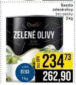 Jip Bassta zelené olivy nabídka