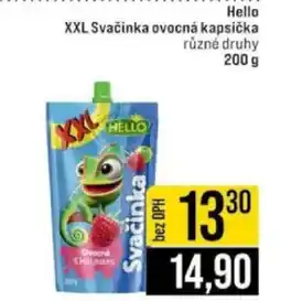 Jip HELLO XXL Svačinka ovocná kapsička nabídka