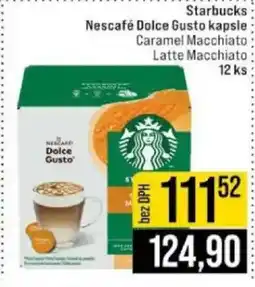 Jip Starbucks Nescafé Dolce Gusto kapsle nabídka