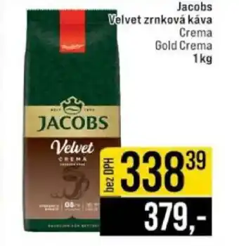 Jacobs Velvet zrnková káva