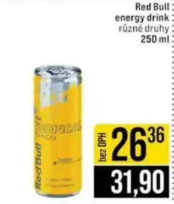Jip Red Bull energy drink nabídka