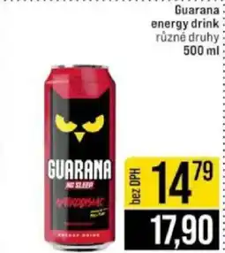 Jip Guarana energy drink nabídka