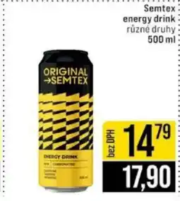 Jip Semtex energy drink nabídka
