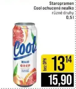 Jip Staropramen Cool ochucené nealko nabídka