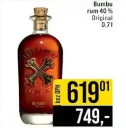 Jip Bumbu rum 40% nabídka
