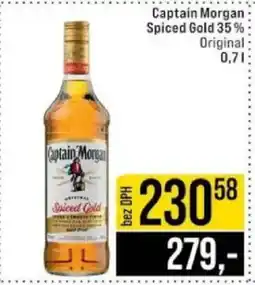 Jip Captain Morgan Spiced Gold 35% nabídka
