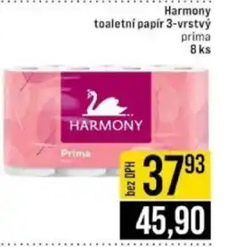 Jip Harmony toaletní papír 3-vrstvý nabídka