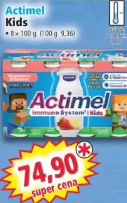 Norma Actimel Kids nabídka