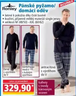 Norma Pánské pyžamo/ domácí oděv nabídka