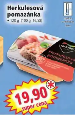 Norma Herkulesová pomazánka nabídka