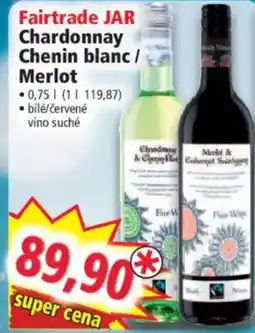 Norma Fairtrade JAR Chardonnay Chenin blanc / Merlot nabídka