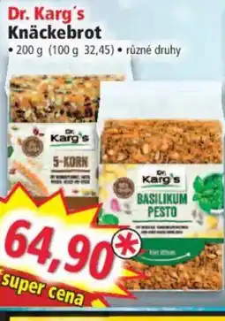 Norma Dr. Karg's Knäckebrot nabídka