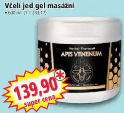 Norma Včelí jed gel masážní nabídka