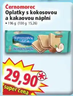 Norma Černomorec Oplatky s kokosovou a kakaovou náplní nabídka