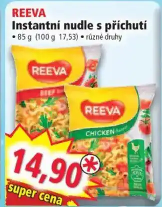 Norma REEVA Instantní nudle s příchutí nabídka