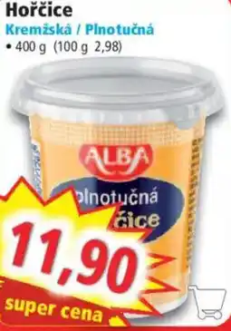 Norma Hořčice Kremžská / Plnotučná nabídka