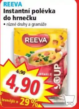 Norma REEVA Instantní polévka do hrnečku nabídka