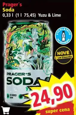 Norma Prager's Soda nabídka