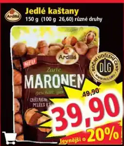 Norma Jedlé kaštany nabídka