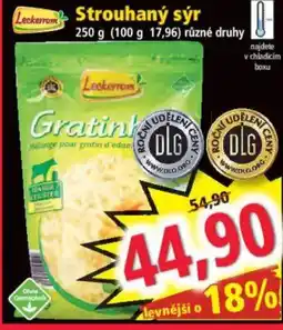 Norma Leckerom Strouhaný sýr nabídka