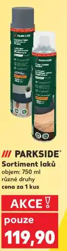 Kaufland PARKSIDE Sortiment laků nabídka