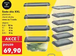 Kaufland Sada dóz XXL plastová nabídka