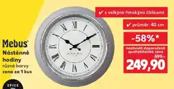 Kaufland Mebus Nástěnné hodiny nabídka