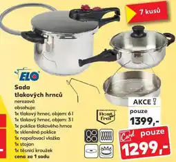 Kaufland Sada tlakových hrnců nerezová nabídka