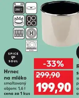 Kaufland Hrnec na mléko smaltovaný nabídka