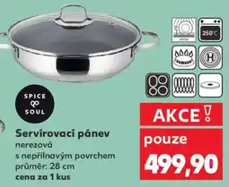 Kaufland Servírovací pánev nerezová s nepřilnavým povrchem nabídka