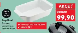 Kaufland Zapékací forma kameninová nabídka