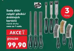 Kaufland Sada dlát/ rašplí/ pilníků/ drátěných kartáčů nabídka