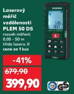 Kaufland Laserový měřič vzdálenosti PLEM 50 D5 nabídka