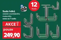 Kaufland Sada háků včetně montážního materiálu nabídka