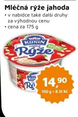 Můjobchod Mléčná rýže jahoda nabídka