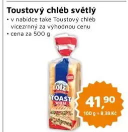 Můjobchod Toustový chléb světlý nabídka