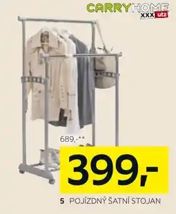 XXXLutz Pojízdný šatní stojan nabídka