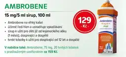 mojelekarna.cz Ambrobene 15 mg/5 ml sirup nabídka