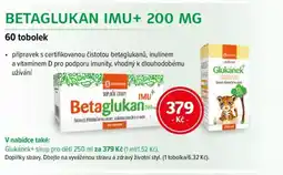 mojelekarna.cz Betaglukan IMU+ nabídka