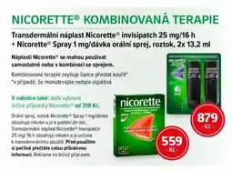 mojelekarna.cz Nicorette Kombinovaná terapie nabídka