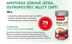 mojelekarna.cz Apotheke zdravá játra, ostropestřec mletý (DRT) nabídka
