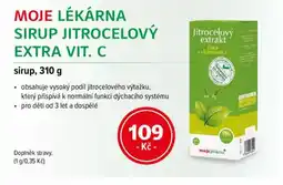 mojelekarna.cz Moje lékárna sirup jitrocelový extra Vit. C nabídka