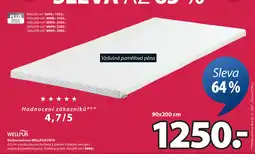 JYSK Vrchní matrace Wellpur frya nabídka