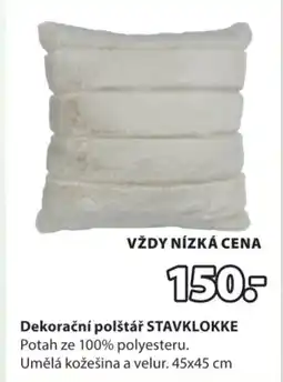 JYSK Dekorační polštář Stavklokke nabídka